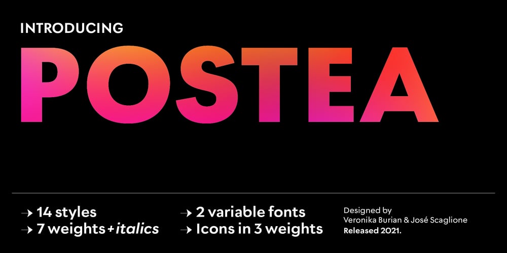 Postea font