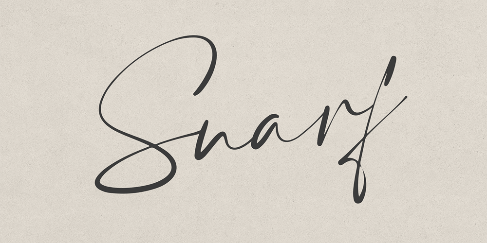 Snarf font