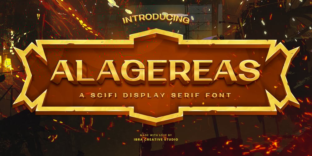 Alagereas font