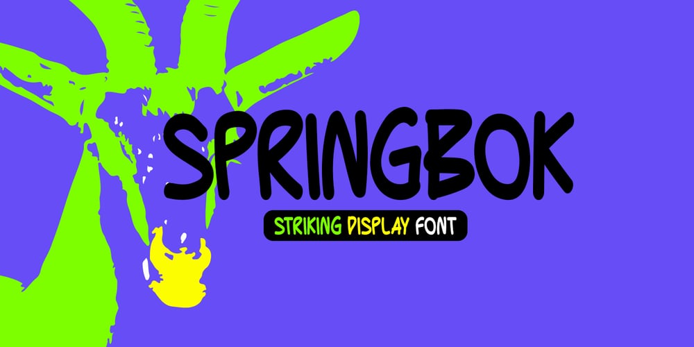Springbok font