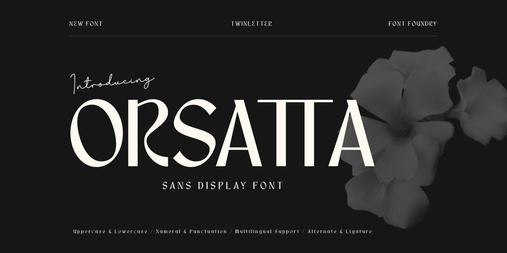 Orsatta font