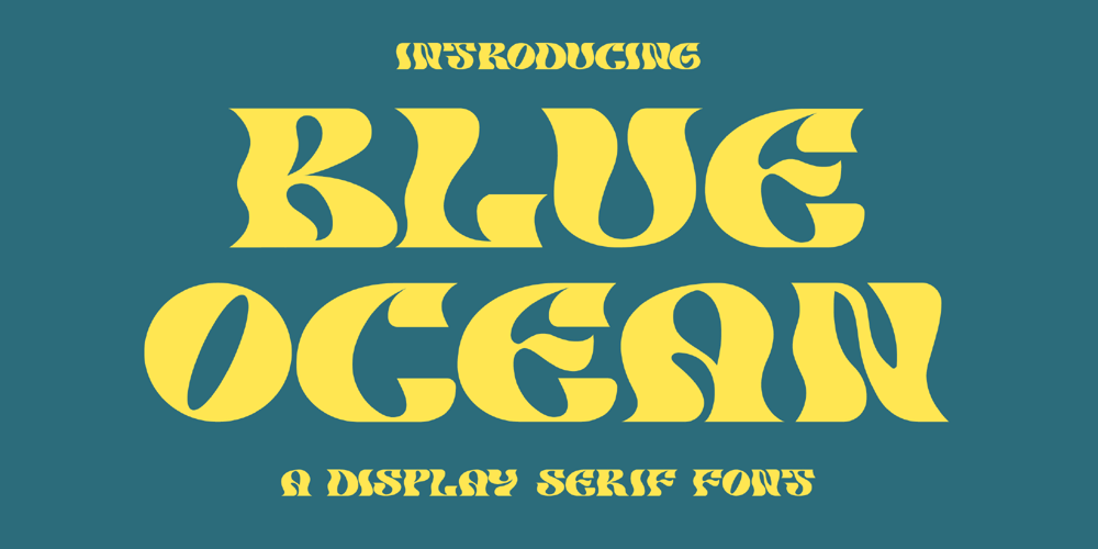 Blue Ocean font