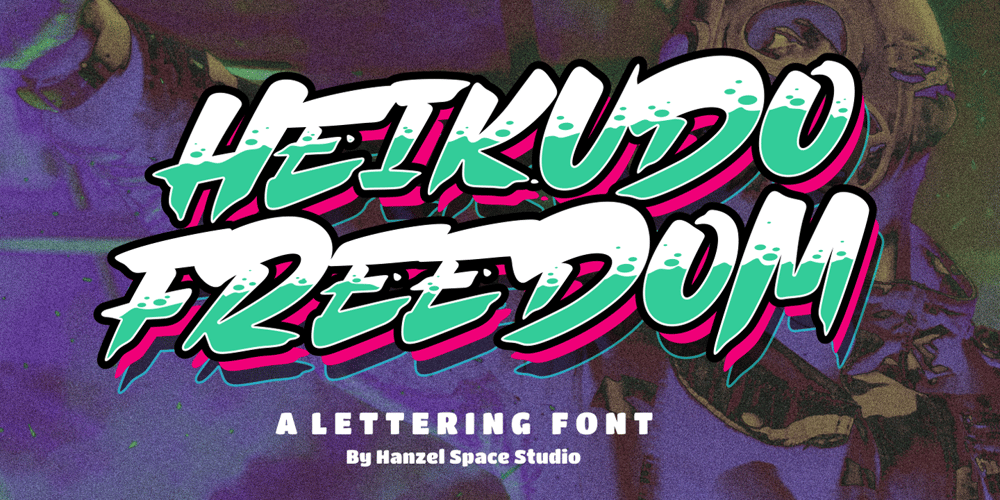 Heikudo Freedom font