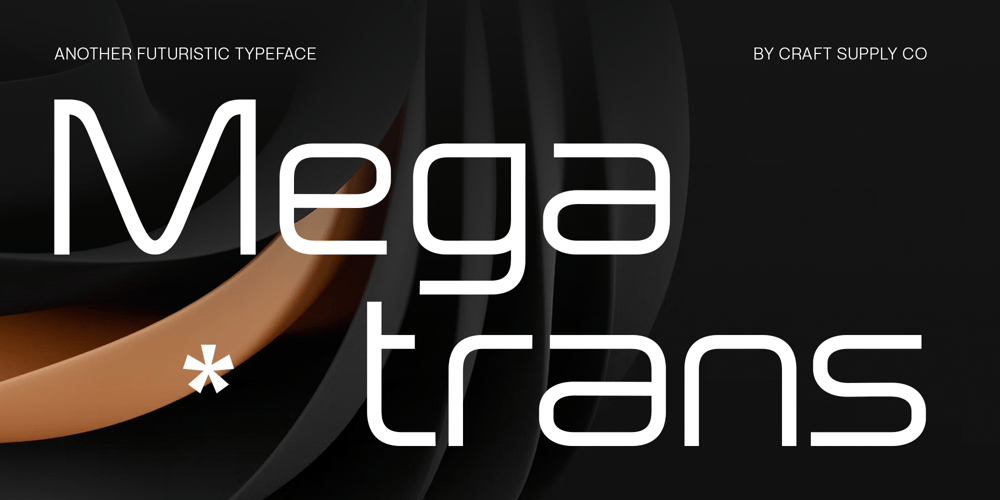 Megatrans font