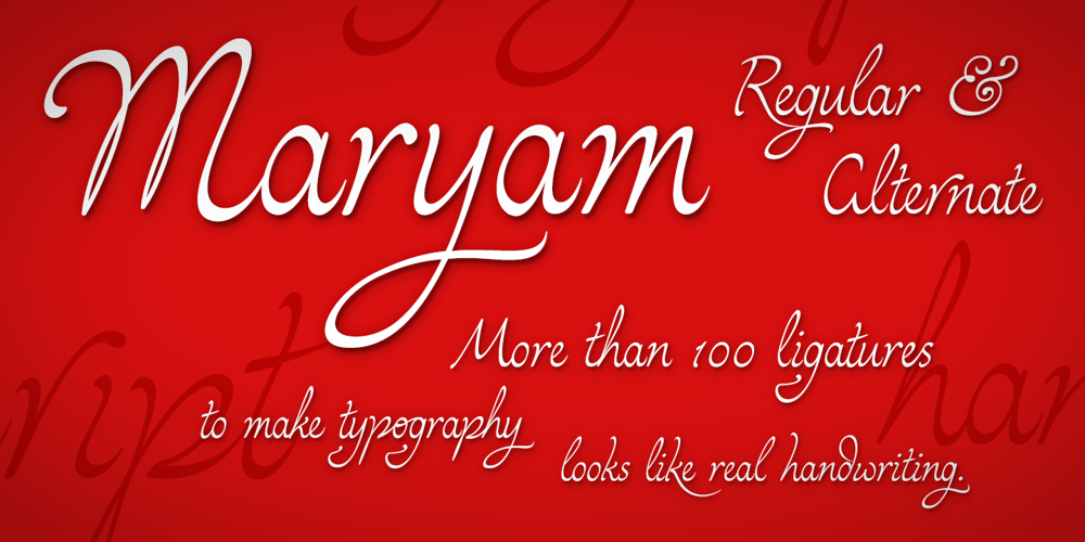 Maryam font