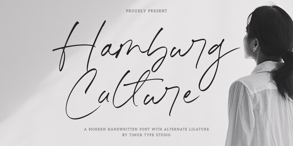 Hamburg Culture font