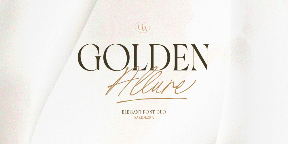 Golden Allure font