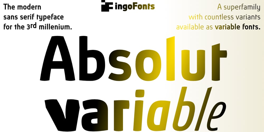 Absolut Pro font