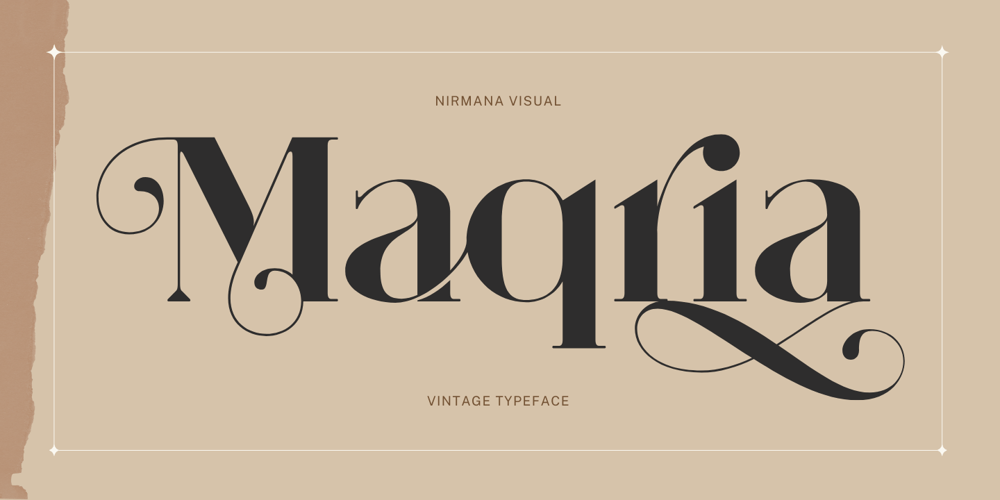 Maqria Vintage font