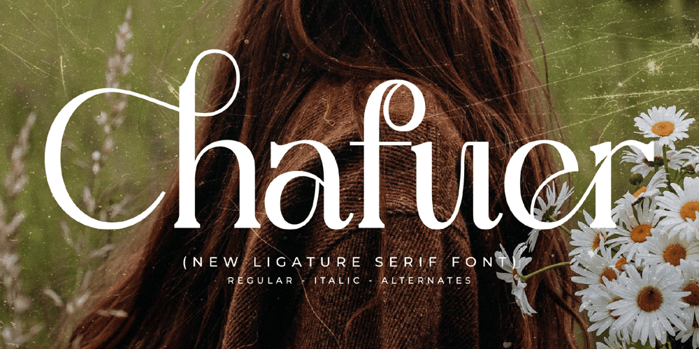 Chafuer font