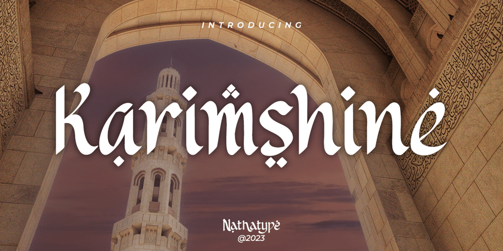 Karimshine font