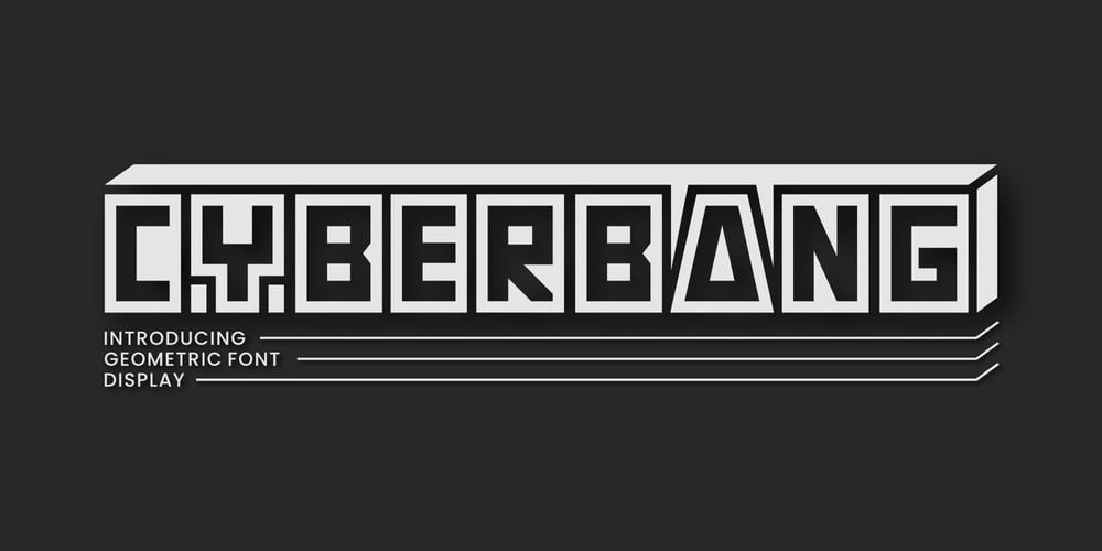 Cyberbang font
