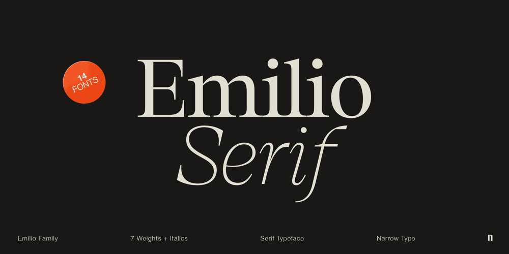 Emilio font