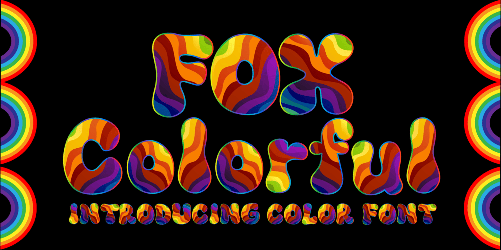 Fox Colorful font
