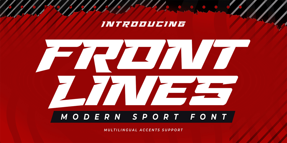 Front Lines font