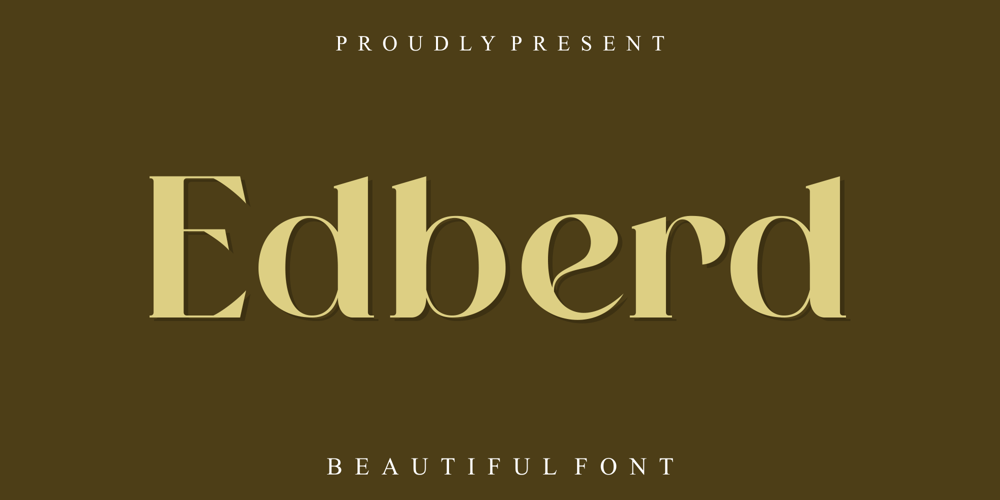 Edberd font