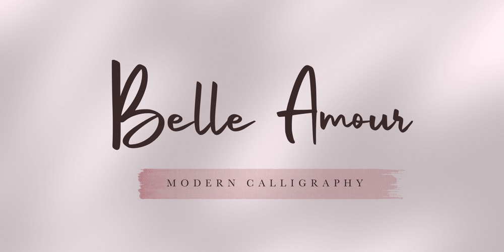 Belle Amour font