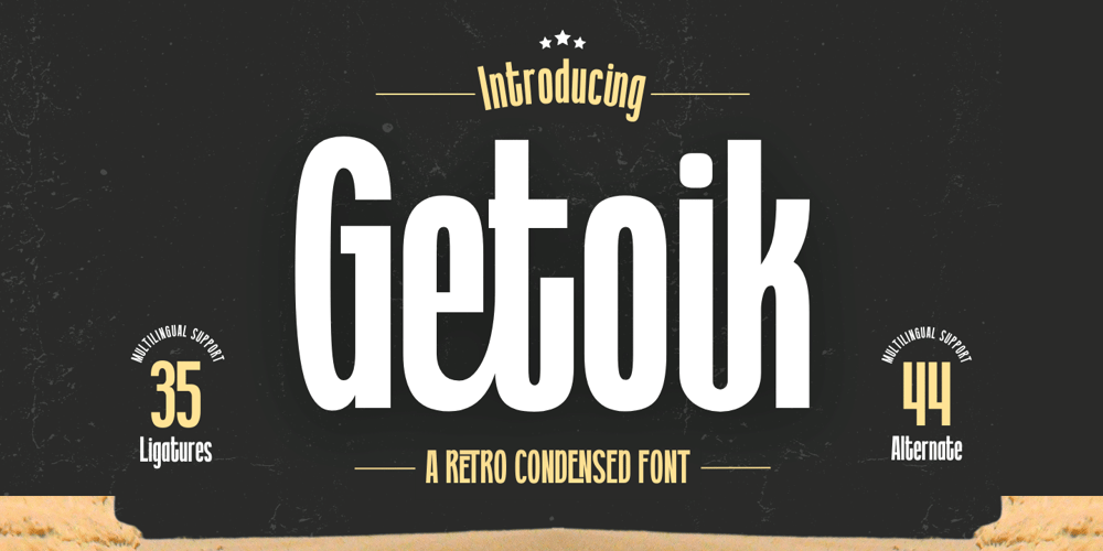 Getoik font