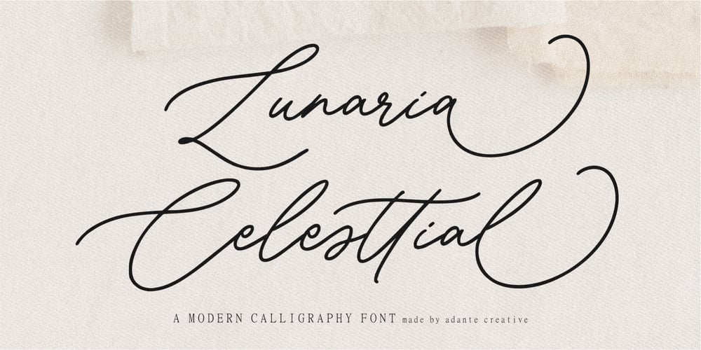 Lunaria Celesttial font