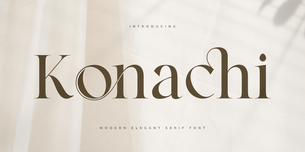 Konachi font