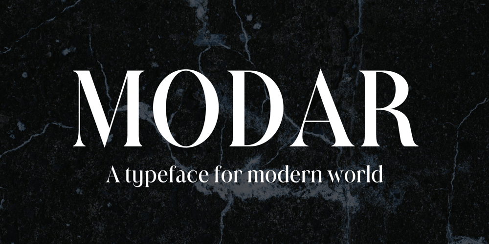 Modar font