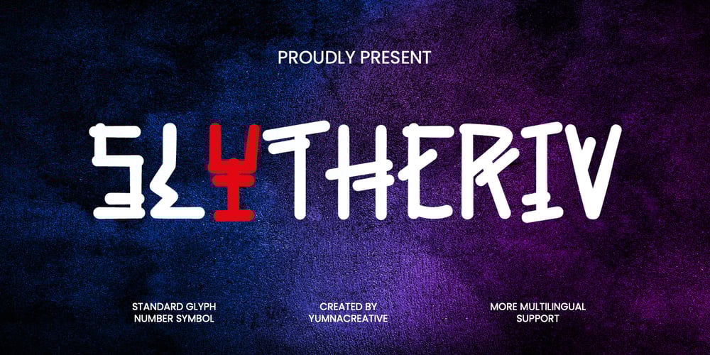 Slytheriv font