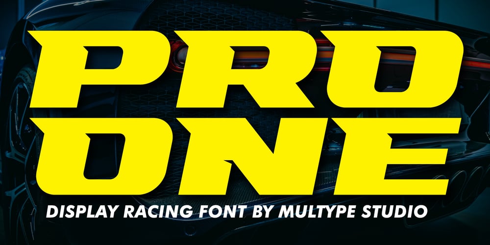 Racing Pro One font