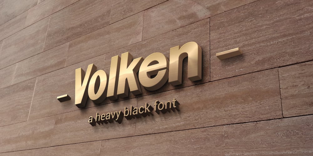 Volken font