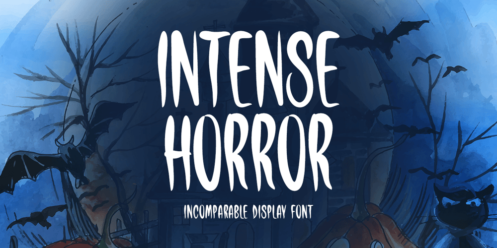 Intense Horror font