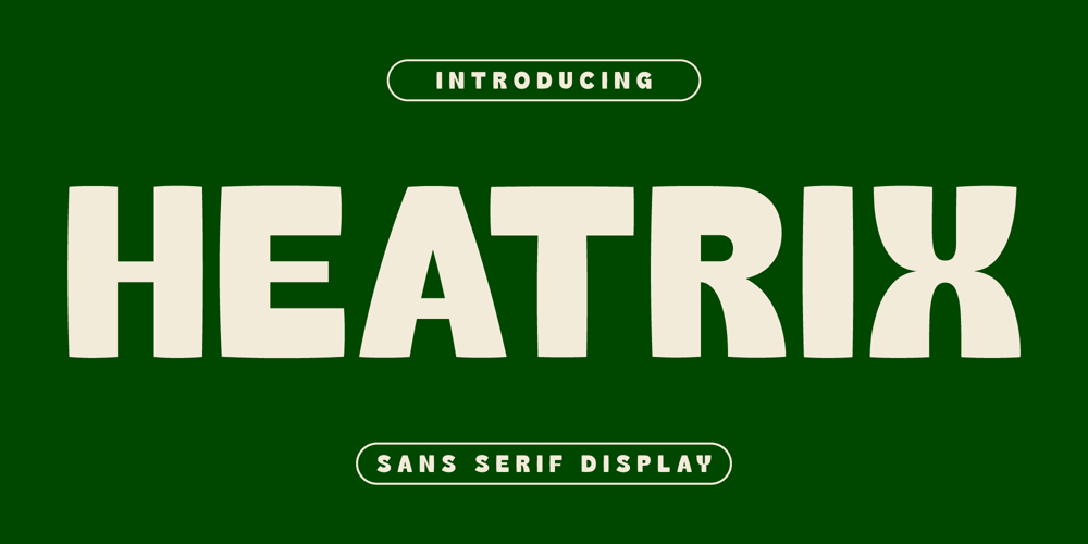 Heatrix font