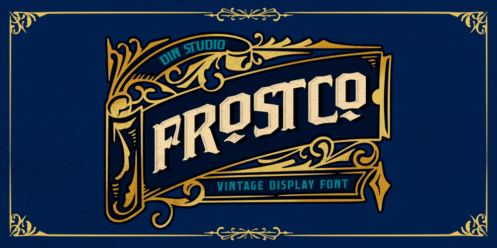 Frostco font