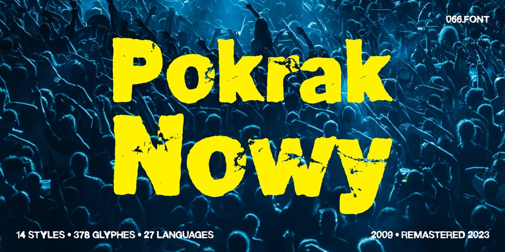 Pokrak Nowy font