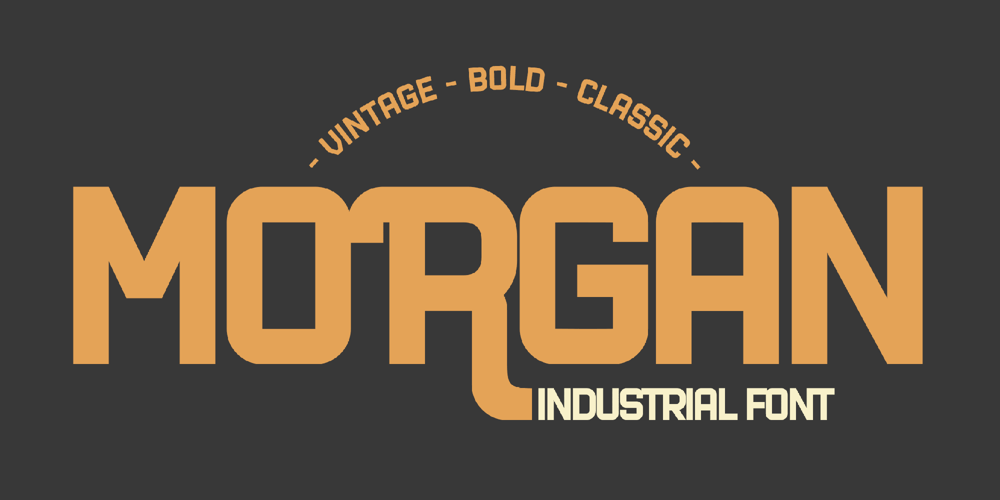 Morgan font