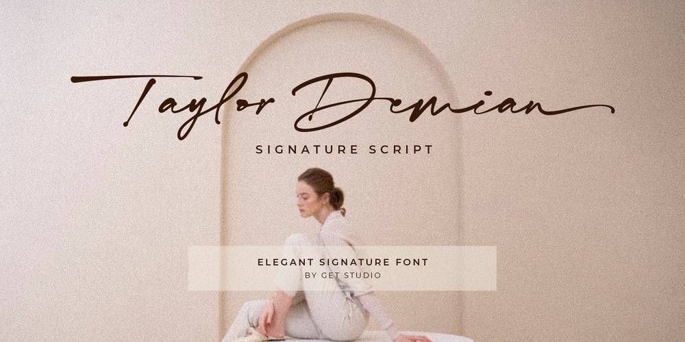 Taylor Demian Script font