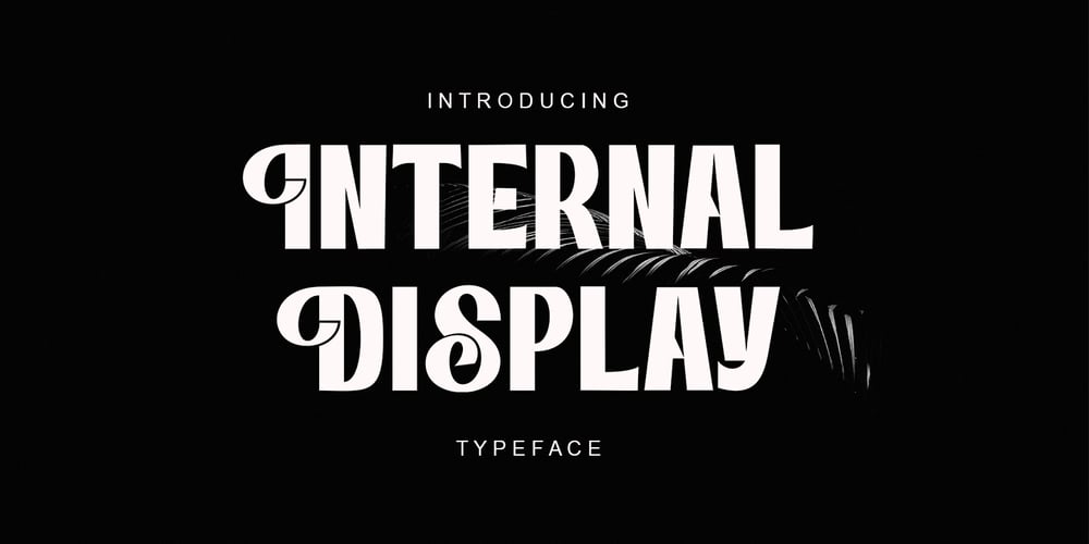 Internal Display font