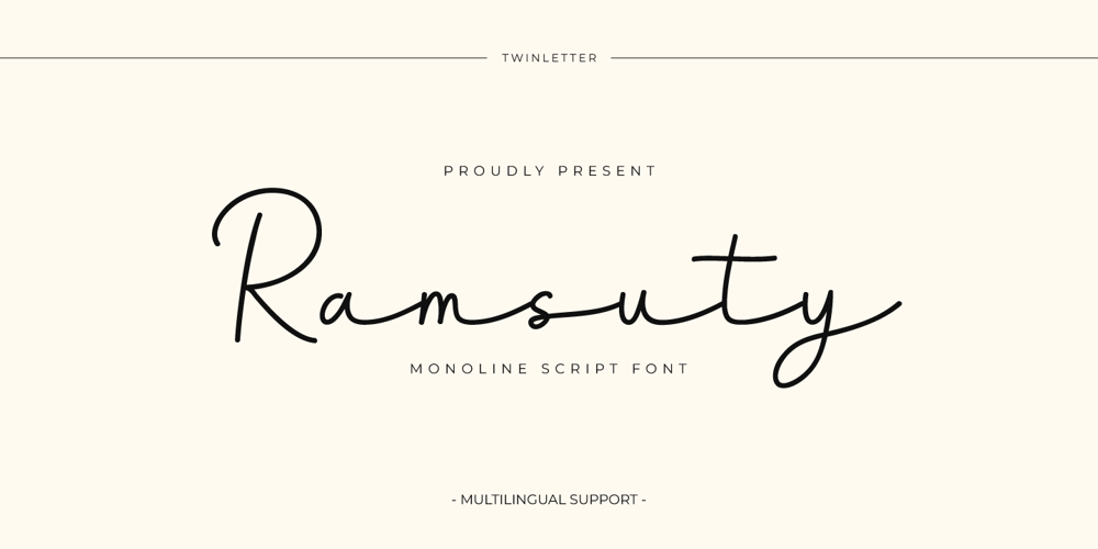 Ramsuty font