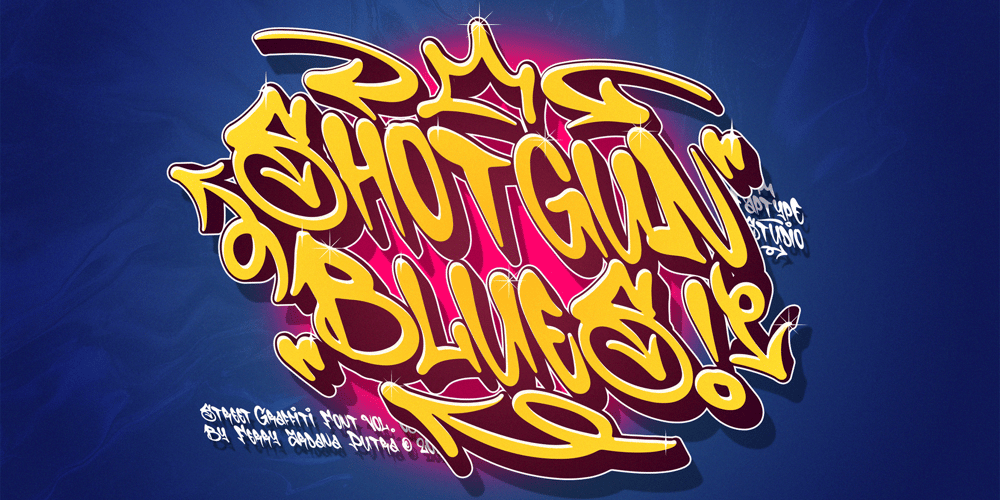 Shotgun Blues Graffiti font