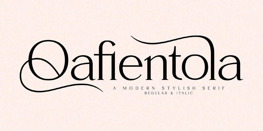 Qafientola font