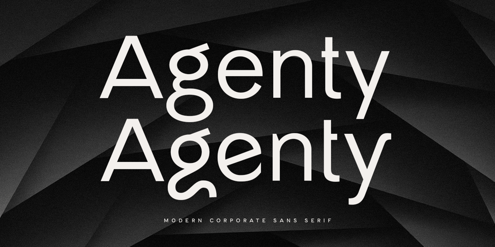 Agenty font