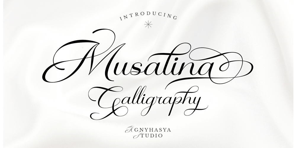 Musalina font