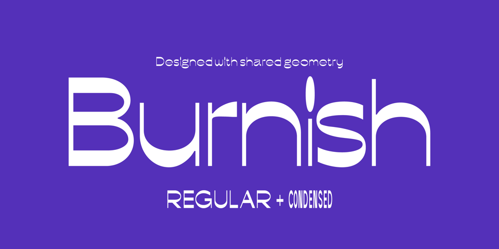 Burnish font