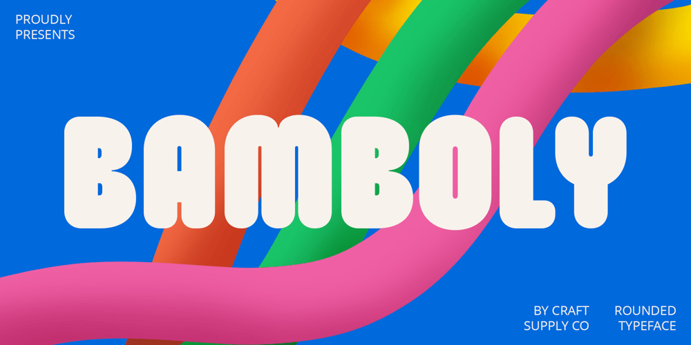 Bamboly Rounded font