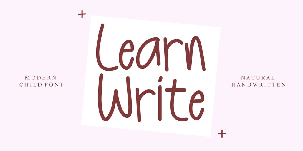 Learn Write font