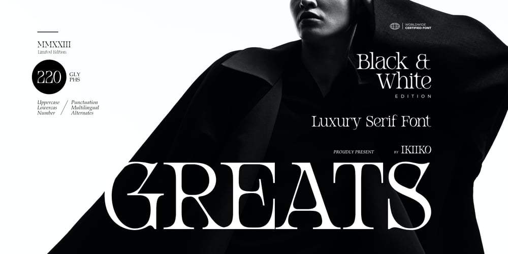 Greats font