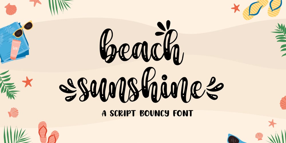 Beach Sunshine font