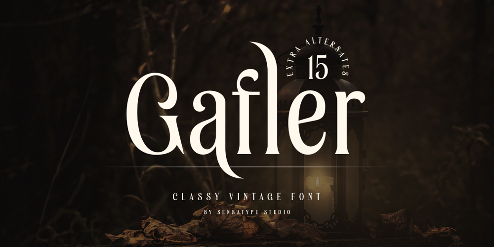 Gafler SS font
