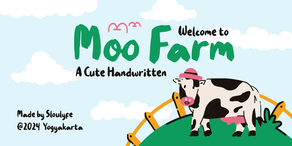Moo Farm font