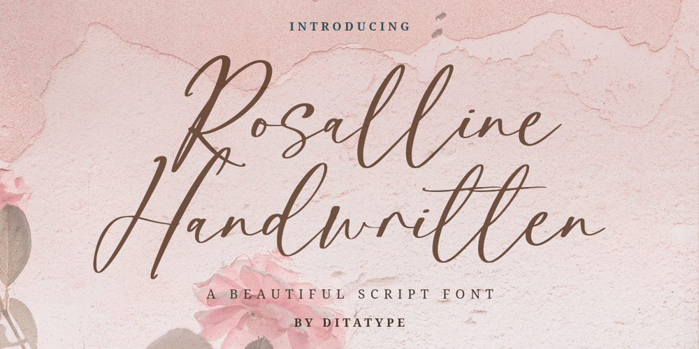 Rosalline Handwritten font