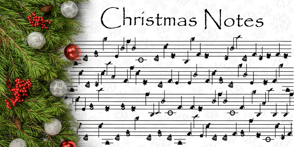 Christmas Notes font