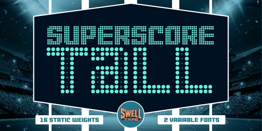 Superscore Tall font